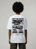 Audi TT Mk1 Quattro shirt modeled from behind