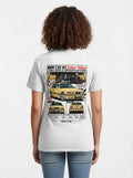 BMW E36 M3 shirt print shown on model back