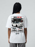 BMW E92 M3 shirt print shown on model back