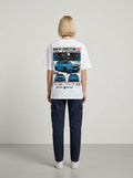 BMW M2 Competition F87 shirt print shown on model back