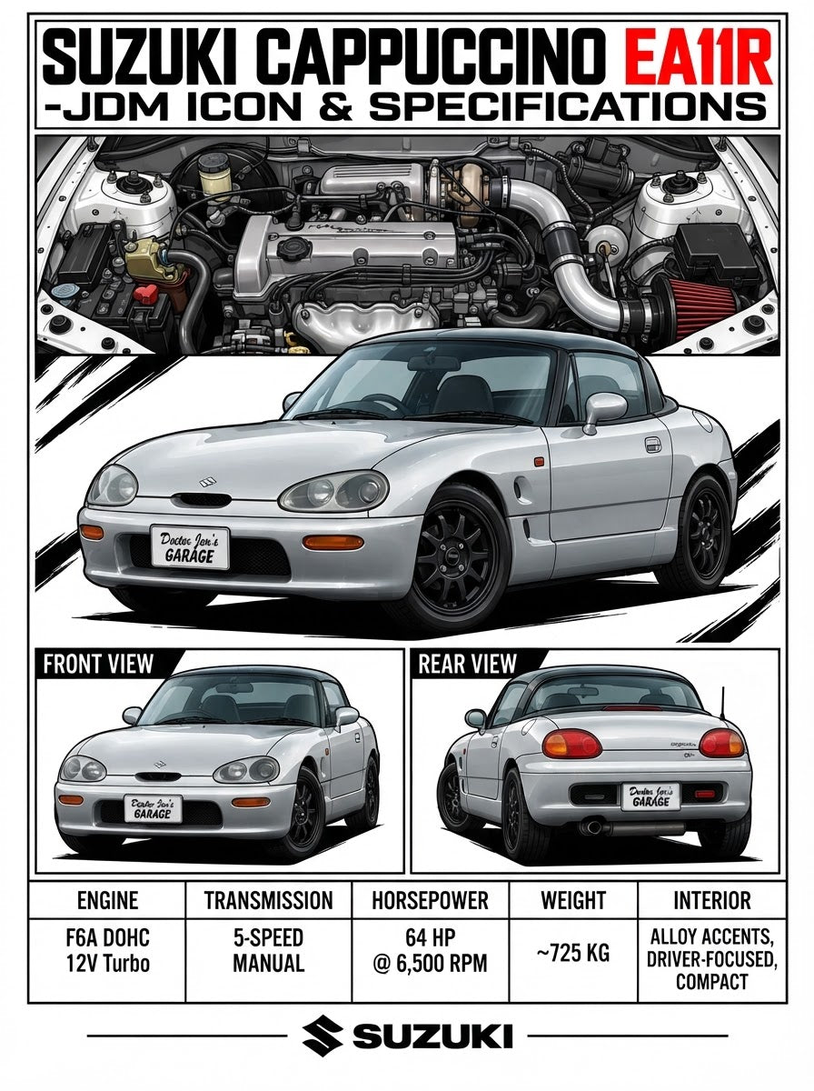 Standalone Suzuki Cappuccino EA11R printable artwork graphic