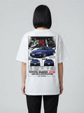 Toyota Soarer JZZ30 shirt mockup model wearing back print