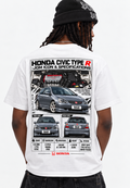 Honda Civic Type R EP3 Graphic T-Shirt — White