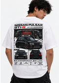 Nissan Pulsar GTI-R Graphic T-Shirt — White